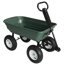 Sandusky CW4622 Heavy Duty Steel Jumbo Dump Wagon, 46" Length x 22" Width