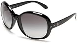 Ray-Ban Women's RB4113 JACKIE OHH III Sunglasses,Black Frame/Grey
Gradient Lens,one size