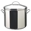 Farberware Classic Series 12-Quart Stainless-Steel Stockpot with Lid