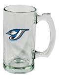 Toronto Blue Jays Beer Mug: 13oz Glass Sports Tankard