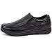 Alpine Swiss Arbete Mens Leather Slip-On Work Shoes Slip Resistant