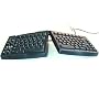 Goldtouch - Keyboard - PS/2, USB - ergonomic - black - UK QWERTY