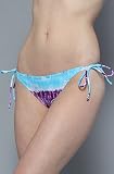 Hello Kitty Swim The High Shine Tie Bikini Bottoms,Swimwear for Women