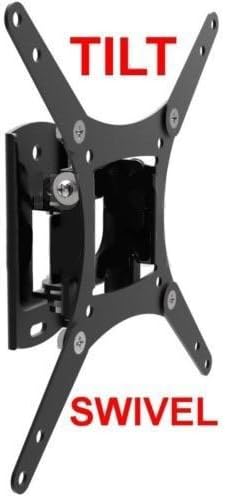 Tilt &amp; Swivel TV Wall Mount Bracket 19 24 27 32 39 40 Inch LED LCD Flat Screen