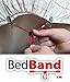 Bed Band- Pink. Original Bed Sheet Holder Straps (1 Pack) - USA Company- Sheet Grippers Suspenders with Smart Cordlock Button - Adjustable Fitted Sheet Holders with Bedsheet Clips - Corner Fasteners.