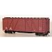 HO KIT 40' 6-Panel Wood Boxcar, Data/Oxide