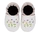 Robeez White Stemmed Flowers Slip-On