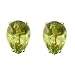 Jewelry : 14k Yellow Gold 7x5mm Peridot Pear Stud Earrings