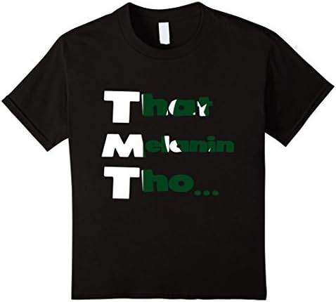 Kids That Melanin Tho Pakistan Flag Shirt 6 Black