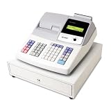 Sharp Electronics Cash Register, Thermal, w/Water Reistant Keyboard, White