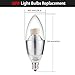 TGMOLD Candelabra LED Bulbs, Dimmable 60Watt Light Bulbs Equivalent, 6Watt Daylight White(4000K) Chandelier Bulb, E12 Candelabra Base, 550lm LED Candle Bulb, 3 Pack