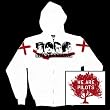 SHINY TOY GUNS - Heads - White Zip Up Hoodie