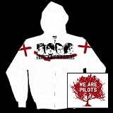 SHINY TOY GUNS - Heads - White Zip Up Hoodie