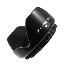 Mennon DC-s 49 Screw Mount 49mm Flower Lens Hood, Black