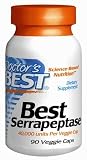 Best Serrapeptase by Doctors Best (40000 Units - 90 Vegetarian Capsules)
