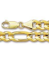 10K Yellow Gold Royal Figaro Chain - Width 8.3mm