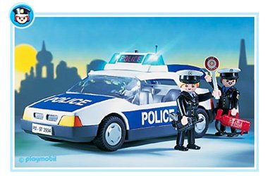 Childrens Toyshop  Toys : Playmobil Police Car