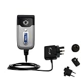International Wall / AC Charger for the Sony Ericsson z550c - Gomadic Brand w/ TipExchange Technology