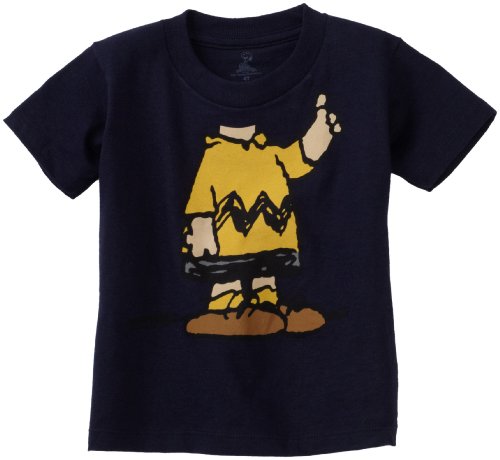 Peanuts Boys 2-7 Linus Headless Toddler License T-Shirt - Navy - 4T