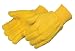 Fuzzy Yellow Chore Gloves, (size L)