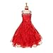 Cinderella Couture Girls Cascading Crystal Organza Rhinestone Party Dress