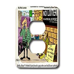 Londons Times Funny Music Cartoons - Website Designer Marketing Wares - Light Switch Covers - 2 plug outlet coverLondons Times Funny Music Cartoons - Website Designer Marketing Wares - Light Switch Covers - 2 plug outlet cover