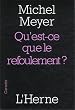 Qu'est-ce que le refoulement ?