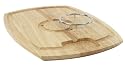 T&G Scimitar Spiked Carving Board in Hevea