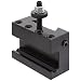 Dorian Tool QITPN-2 Chromium Molybdenum Alloy Steel Quick Change Turning, Facing and Boring Toolholder for QITP40N Quadra Indexing Quick Change Tool Post, 1"-1-1/4" Tool Capacity, 4-1/2" Width, 1-63/64" Height