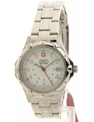 Ladies Swiss Military Stainless Steel Bracelet Watch