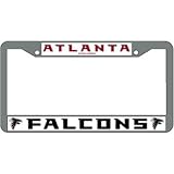 Atlanta Falcons NFL Chrome License Plate Frame