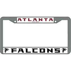 Atlanta Falcons NFL Chrome License Plate Frame