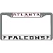 Atlanta Falcons NFL Chrome License Plate Frame Image