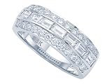 1.50 cts Baguette Diamonds Band - Platinum, 18kt White or Yellow Gold FREE GIFT BAG!