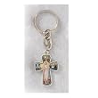 Key Chain Cross - Gold Finish - MADE IN ITALY