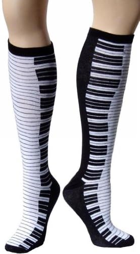 Knee High Piano Keyboard Black/White