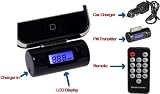 Produkt-Bild: LUPO FM Transmitter und Ladeger&auml;t (mit Fernbedienung) f&uuml;r das iPhone 4S, 4, 3GS, 3, iPod Touch, Classic, Nano (alle Generationen) - SCHWARZ