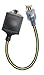 Voltec 04-00206 30Amp-20Amp Locking Generator Adapter with 4 Outlet Power Block & Lighted Ends