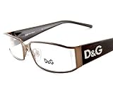 New Dolce & Gabbana D&G 5010 099 Optical Eyeglasses 50-16-130 Dark Brown Temple Brown Frame