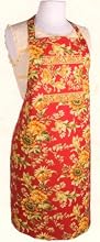April Cornell Music Rust Apron 4010 274