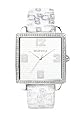 BCBGirls Women's Crystal Accented Silver Streak Collection Watch #GL2025