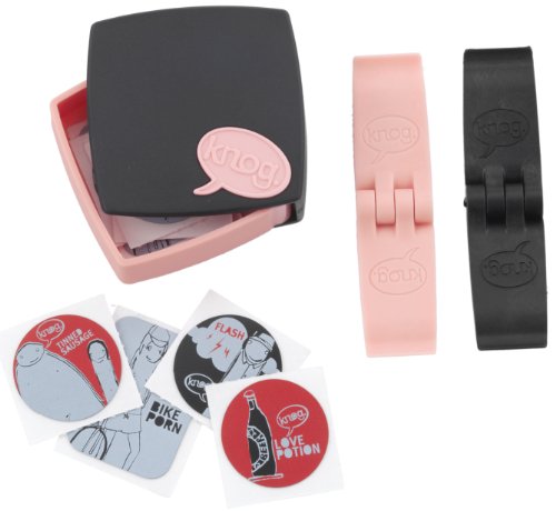 Knog KMTP01-01 Flickzeug Porno Patches Kit, schwarz, pink Preisvergleich