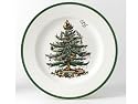 Spode Christmas Tree Salad Plates, Set of 4
