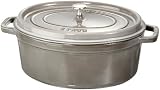 staub(ストウブ) ピコココット オーバルシチューパン(鍋) 33cm グレー 【IH対応】【業務用】の画像