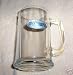 X-MEN MOVIE PEWTER LOGO GLASS STEIN COLLECTIBLE (WOLVERINE)