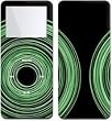 Circle Black - Apple iPod nano 1G (1st Generation) 1GB/ 2GB/ 4GB Protector Skin Decals - Faceplate Stickers