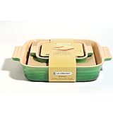 Post image for Le Creuset Stoneware Square Bakers, Fennel Green, 9″ and 5″
