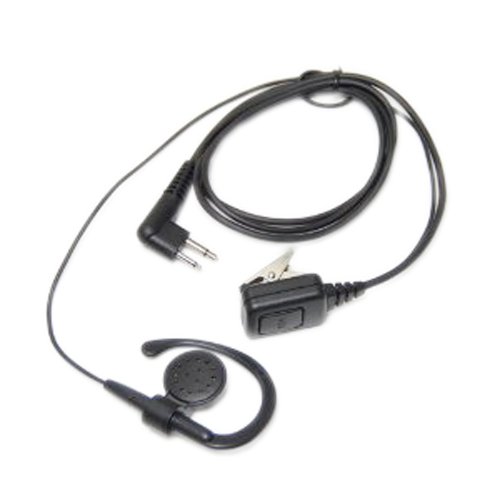 EmBest 2-Pin Ear Clip Earpiece Headset Compatible For Motorola CP88, CP040. CP100, CP110, CP125, CP150, CP200, CP250, CP300 Two Way Radio