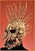 Evil Skeleton with Fin Mohawk Costume Mask