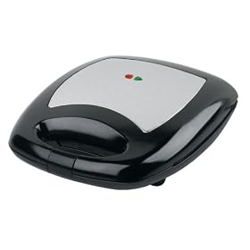 Click here to buy Team SM-15152 1500-Watt 4-Slice Sandwich Maker, Stainless Steel and Black by Kalorik.
